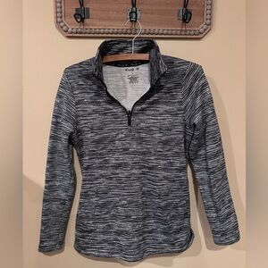 Emily B Quarter Zip Sweatshirt-LG